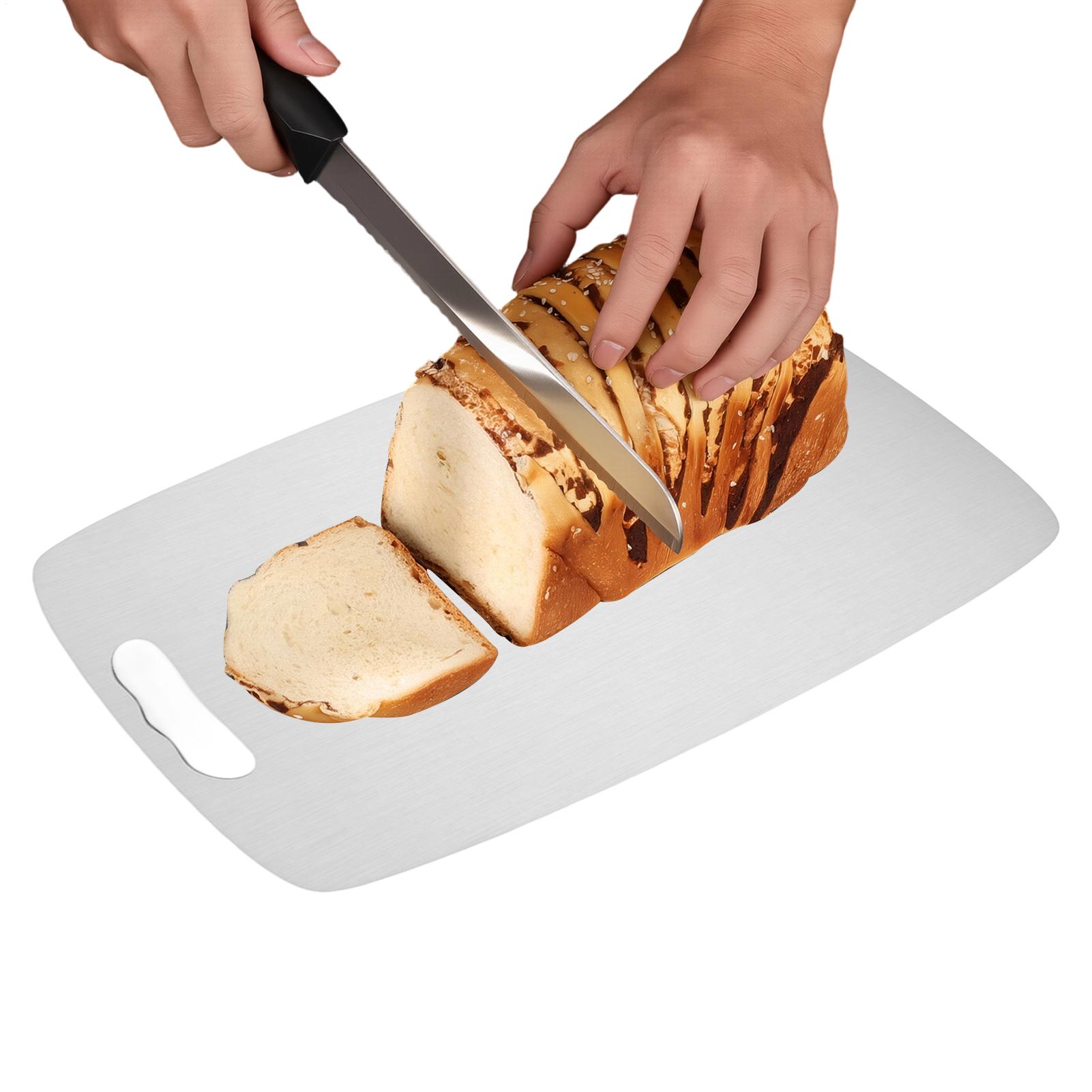 Meal Prep For Cutting - 1.2mm Thickness Stainless Steel Chopping Board