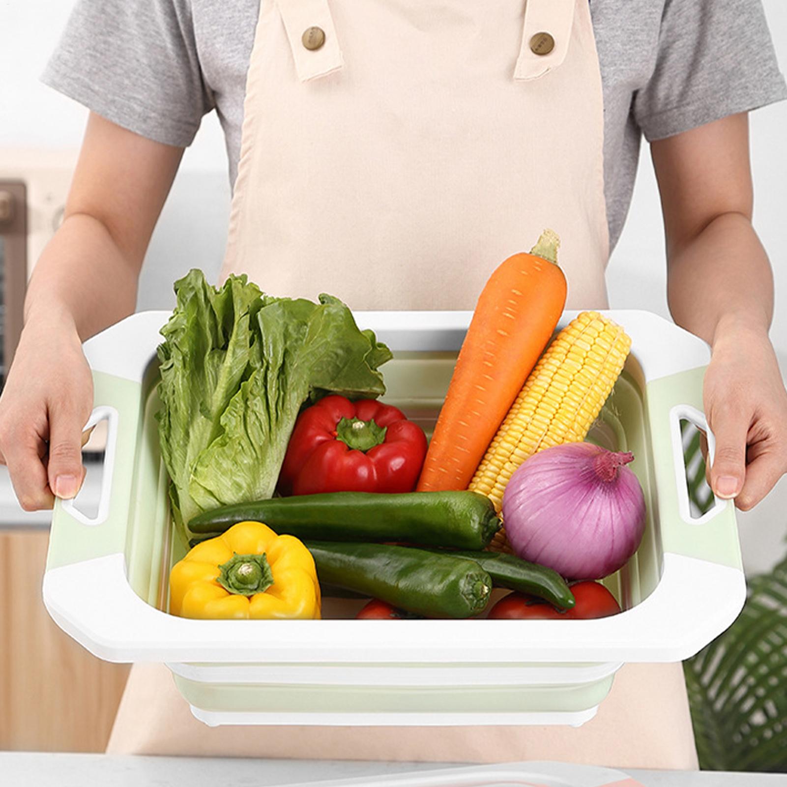 Meal Prep For Cutting - Folding Cutting Board Multipurpose Bin Meal