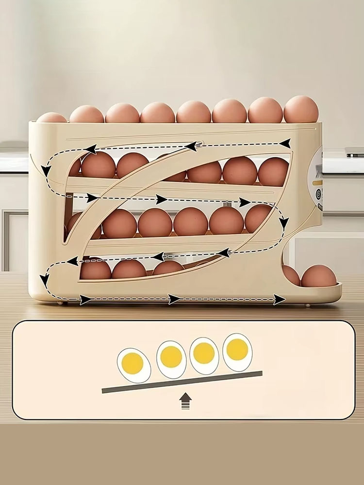 Meal Prep Jar - Refrigerator Egg Storage Box Side Door