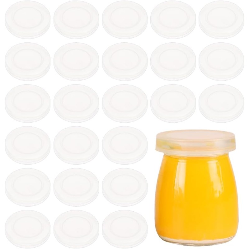 Meal Prep Jar - 48 Pcs 2inch Yogurt Jar Lids