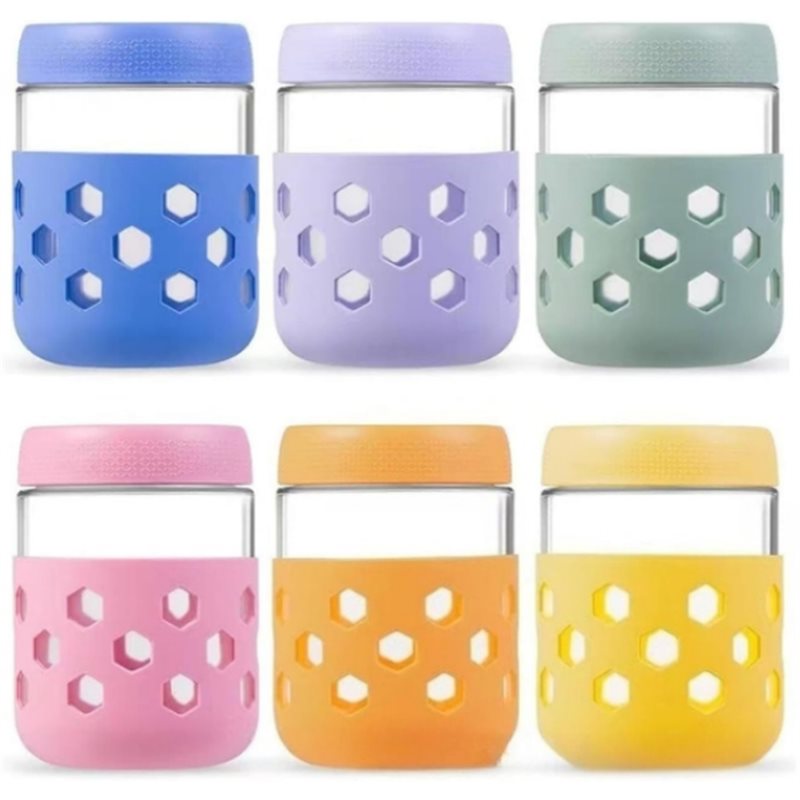 Meal Prep Jars With Lids - AB66-1Set Overnight Oatmeal Jars (With Lid