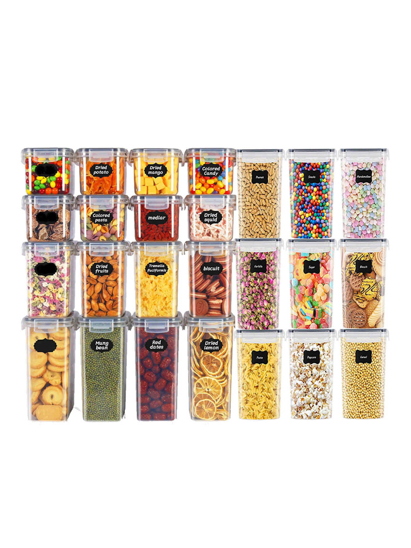 Meal Prep Jar - 48pcs, Sealed Food Storage Containers with