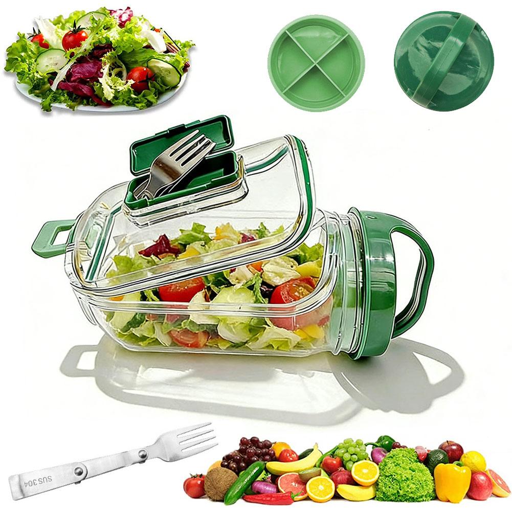 Portable Salad Container Jar w - đánh giá và giá Meal Prep Jar