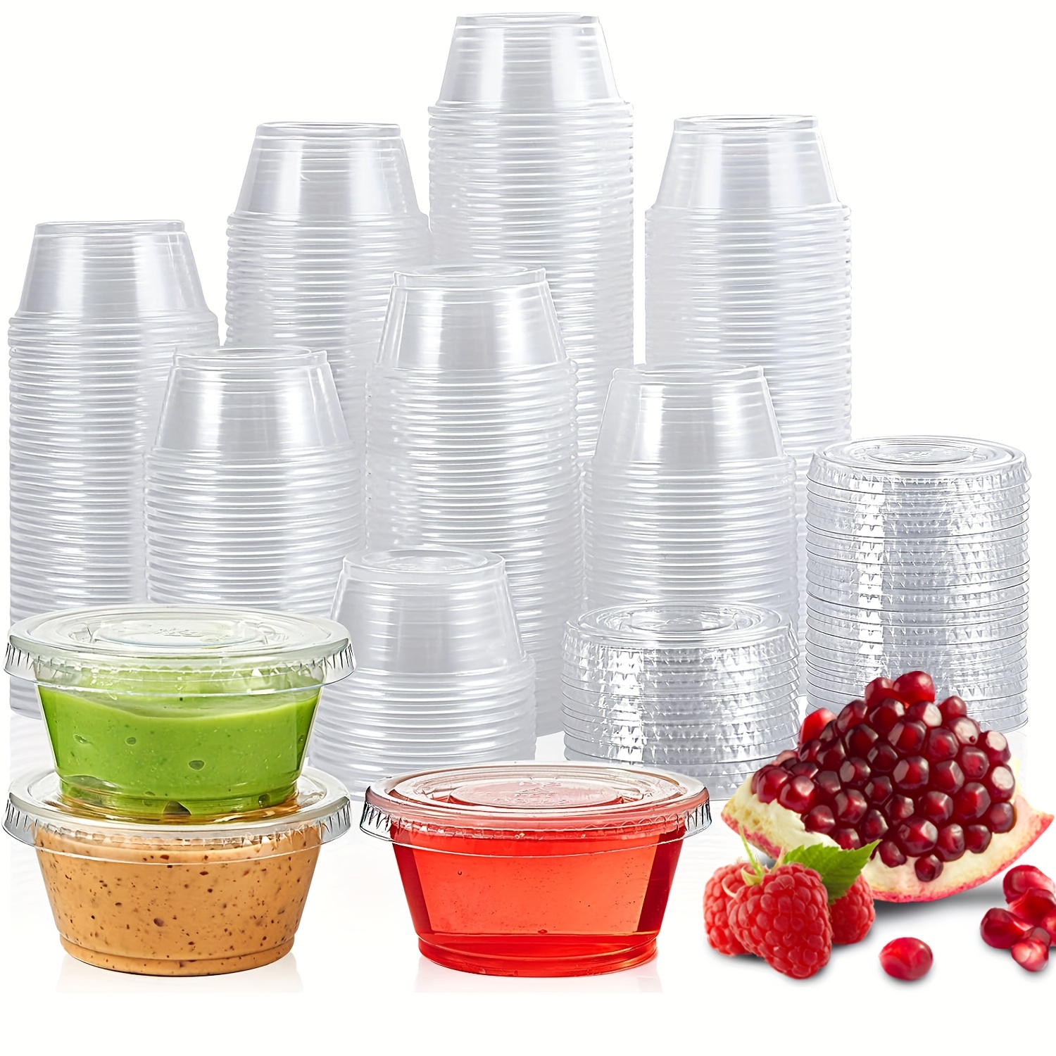 50/100pcs Disposable Sauce Sea - đánh giá và giá Meal Prep Jar