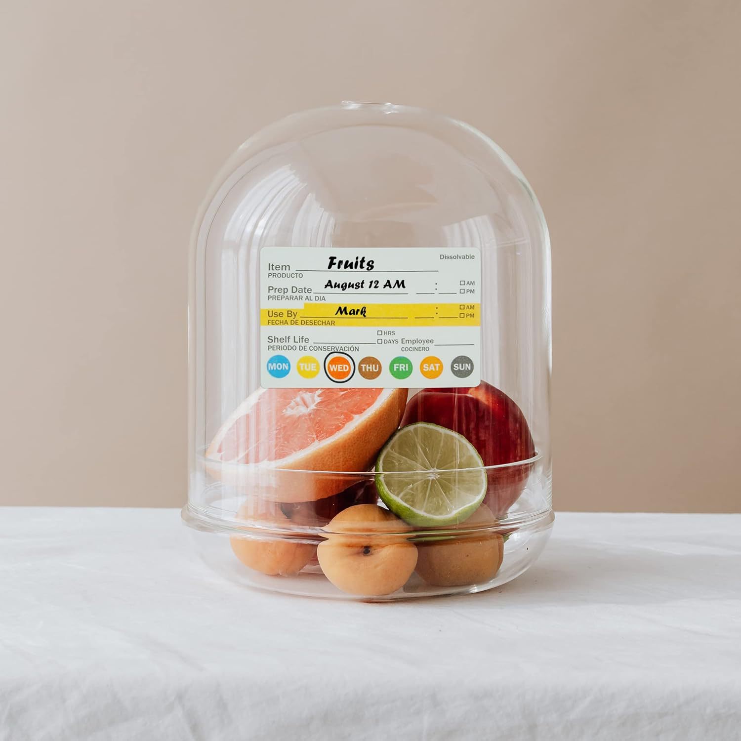 250Pcs/Roll Food Date Labels W - đánh giá và giá Meal Prep Jar