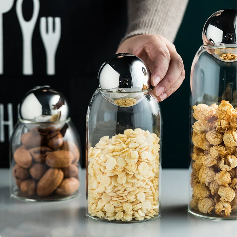 Vàng Nút Chai Nắp Kính Lưu Trữ - đánh giá và giá Meal Prep Jar