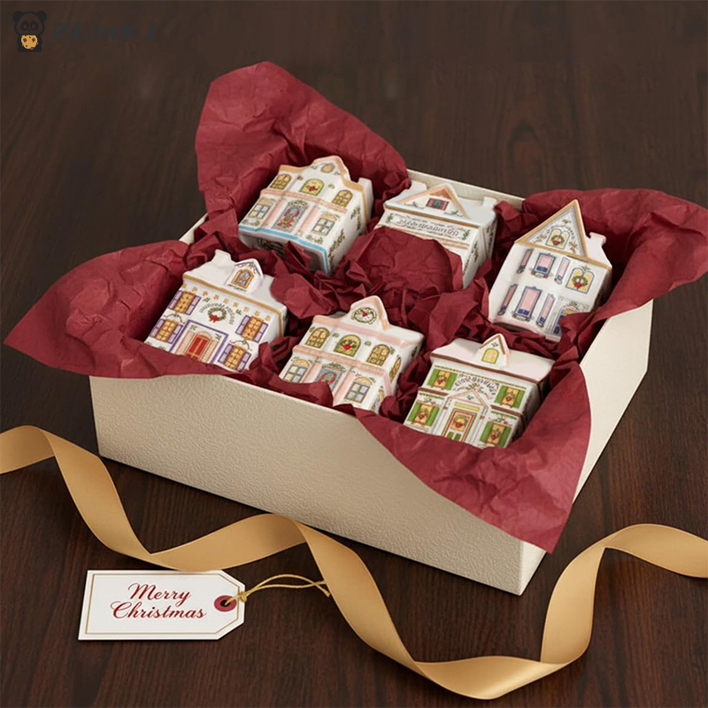 ▶1PCS Holiday Village Spice Ho - đánh giá và giá Spice Jar Labels