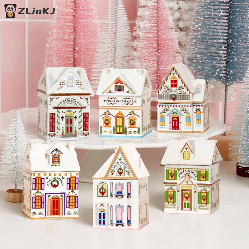 ▶1PCS Holiday Village Spice Ho - đánh giá và giá Spice Jar Labels