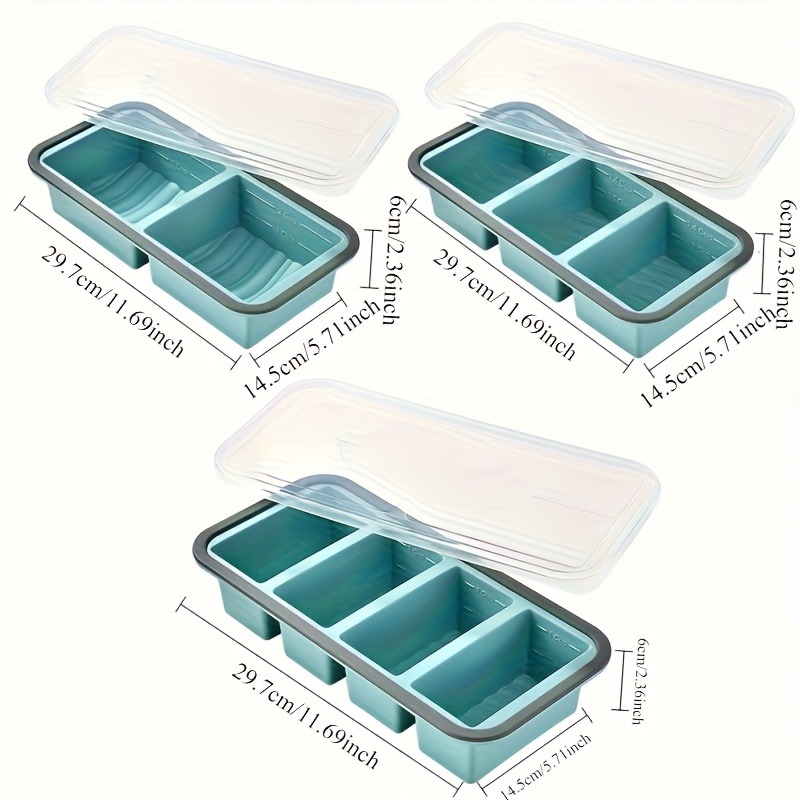 Extra Large Square Food Storag - đánh giá và giá Meal Prep Chia Pudding