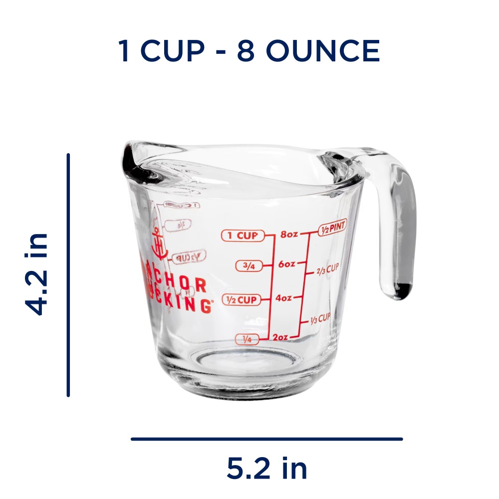 2-Pack Glass Measuring Cups Se - đánh giá và giá Meal Prep Microwave
