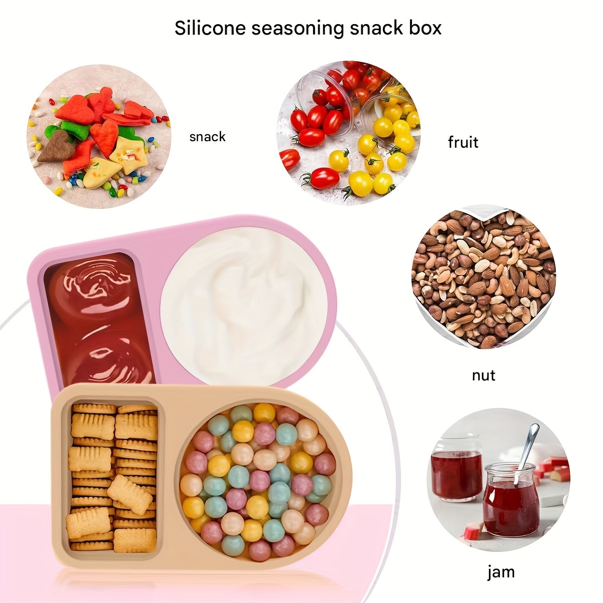 3 Pack Silicone Snack Containe - đánh giá và giá Meal Prep Chia Pudding