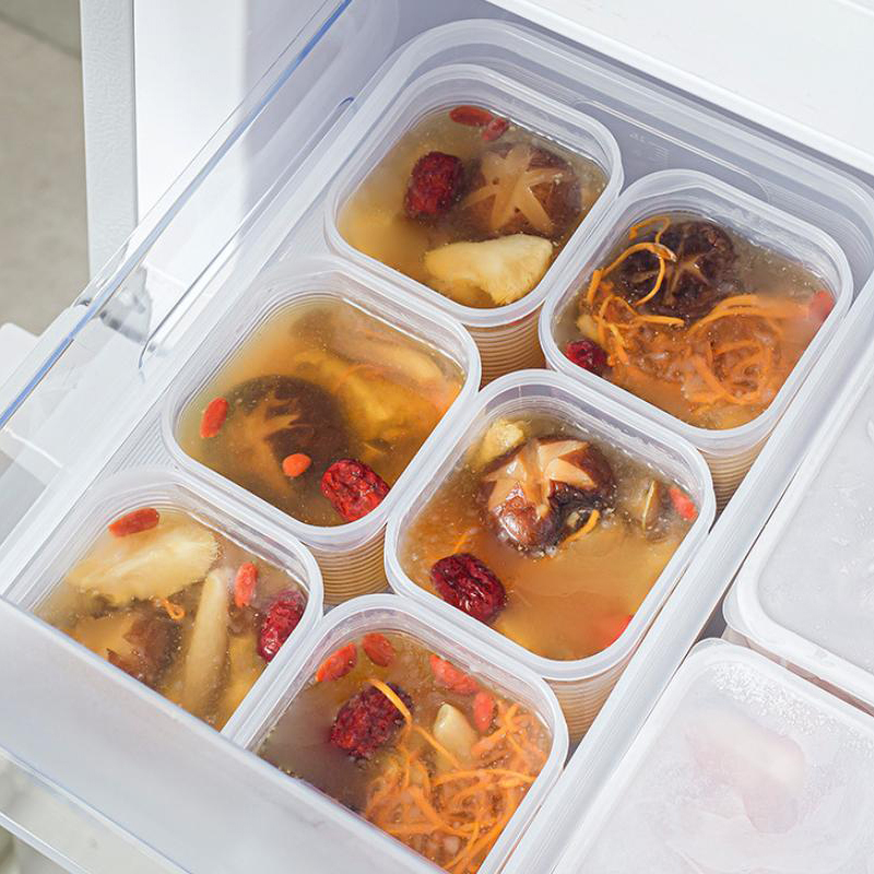6-Grids Food Storage Container - đánh giá và giá Meal Prep Jar
