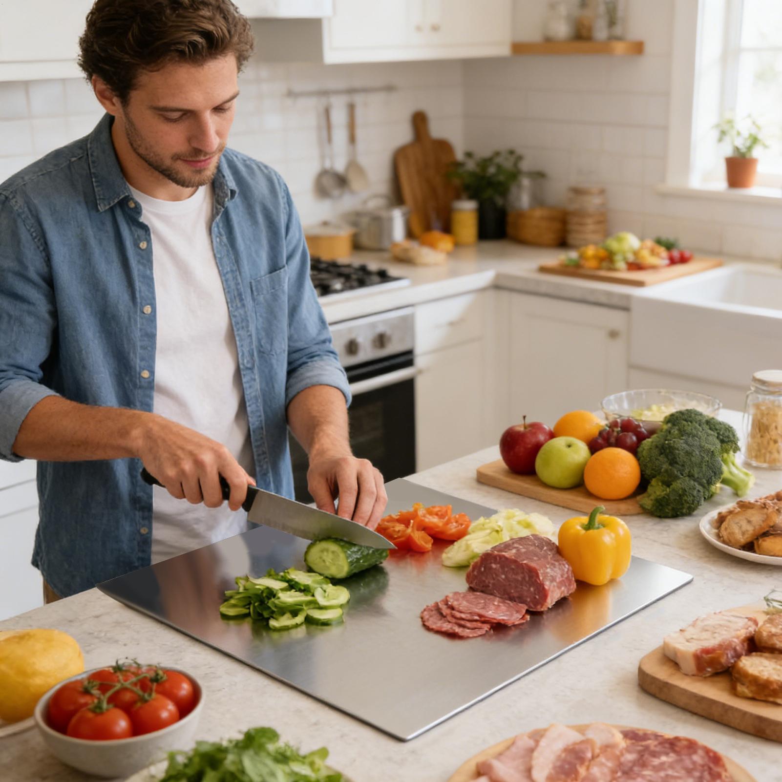 Stainless Steel Cutting Board  - đánh giá và giá Meal Prep For Cutting