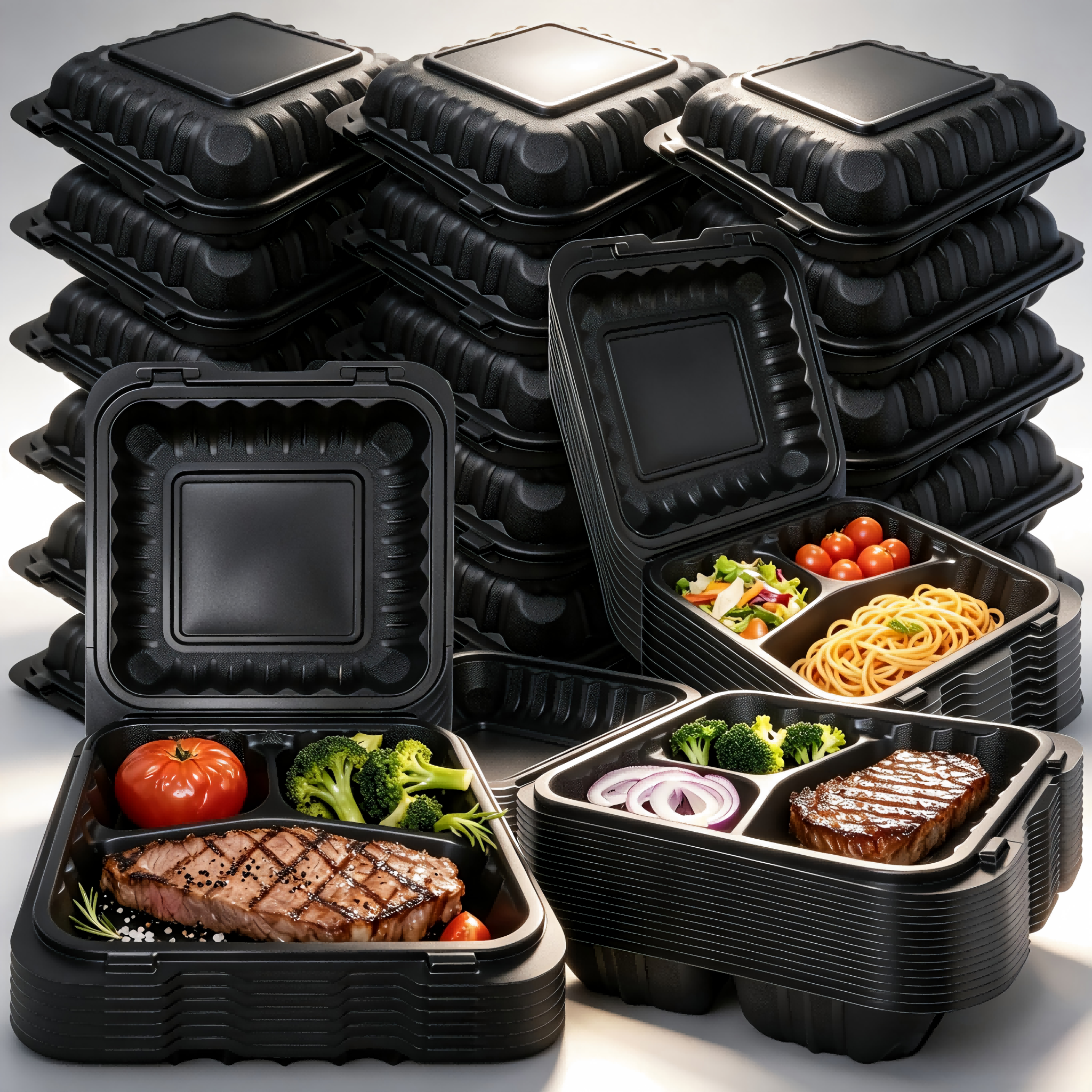 50-Piece Set Durable Heavy-Dut - đánh giá và giá Meal Prep Microwave