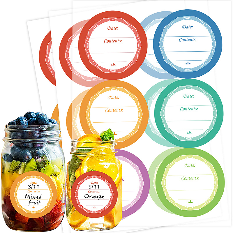 Spice Label Stickers Round Can - đánh giá và giá Spice Jar Labels