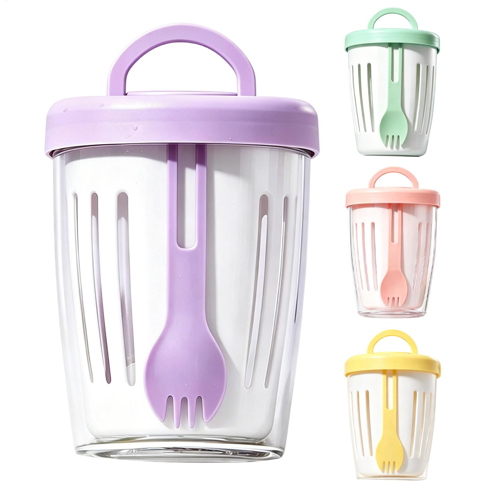 Yogurt Cups With Lids Double W - đánh giá và giá Meal Prep Jar