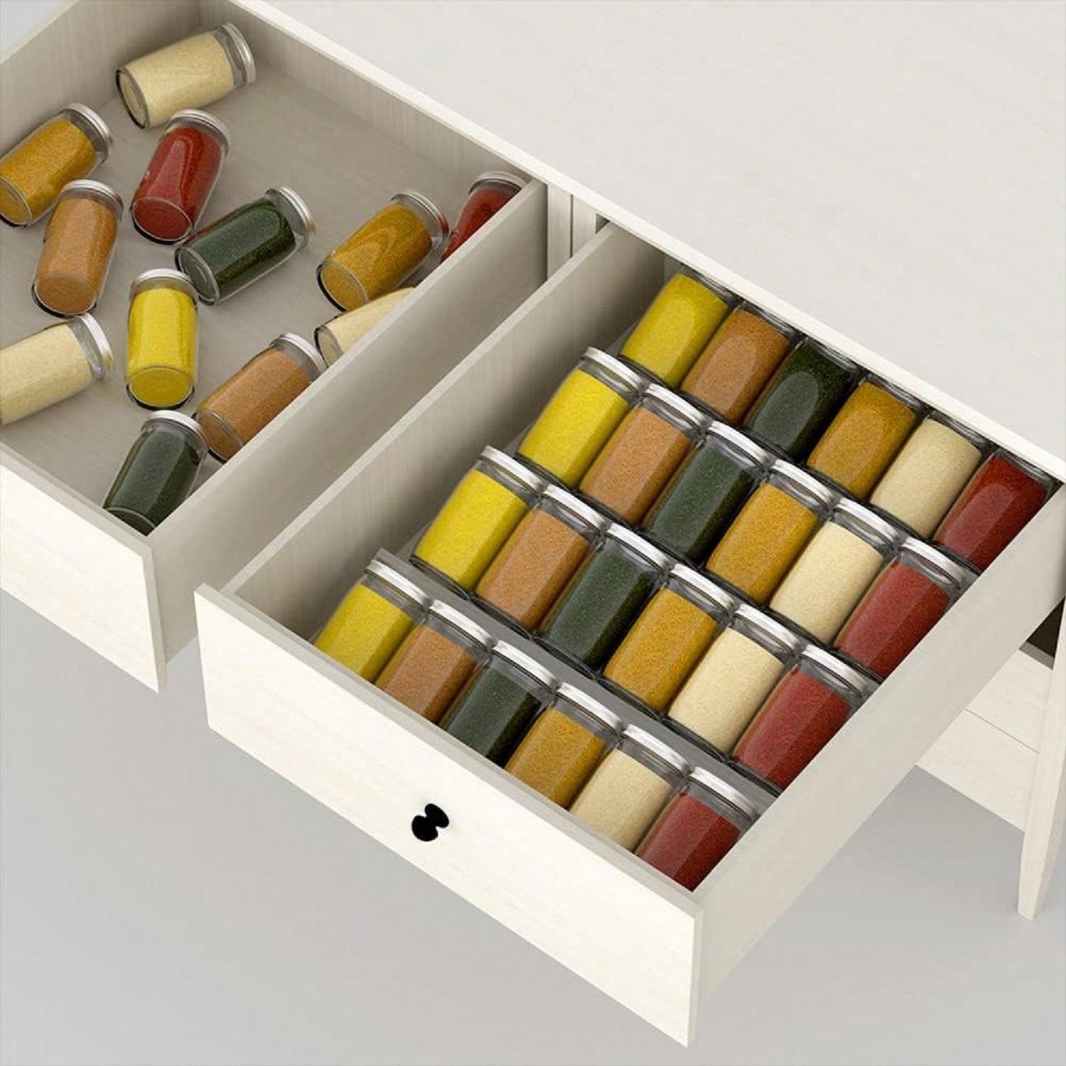 4/2 Layer Spice Drawer Organiz - đánh giá và giá Spice Jar Labels
