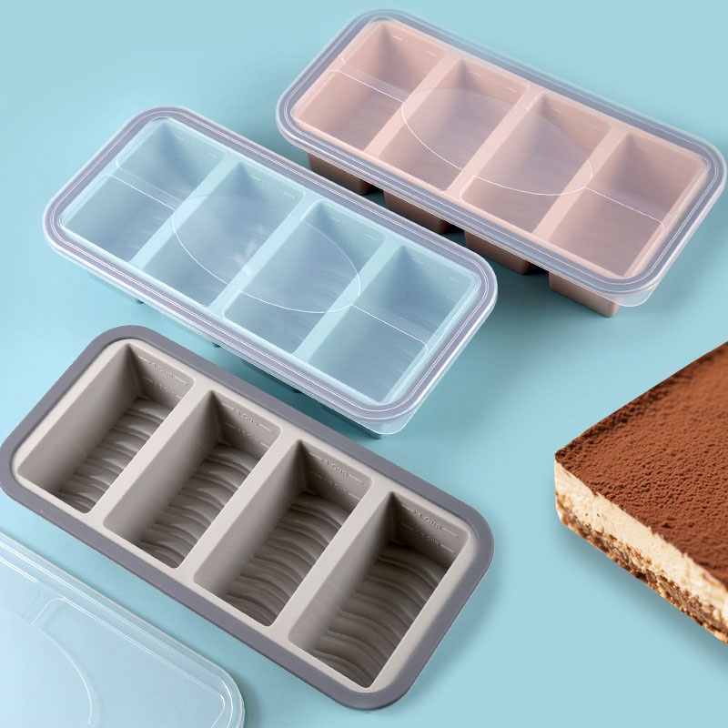 2 or 3-piece Silicone Freezer  - đánh giá và giá Meal Prep Chia Pudding