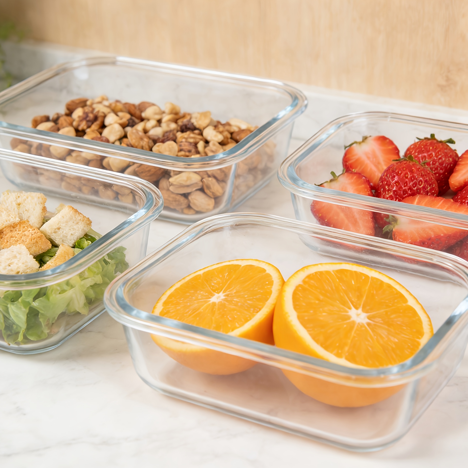 24pcs (12 Lids+12 Glass Bowl)  - đánh giá và giá Meal Prep Chia Pudding