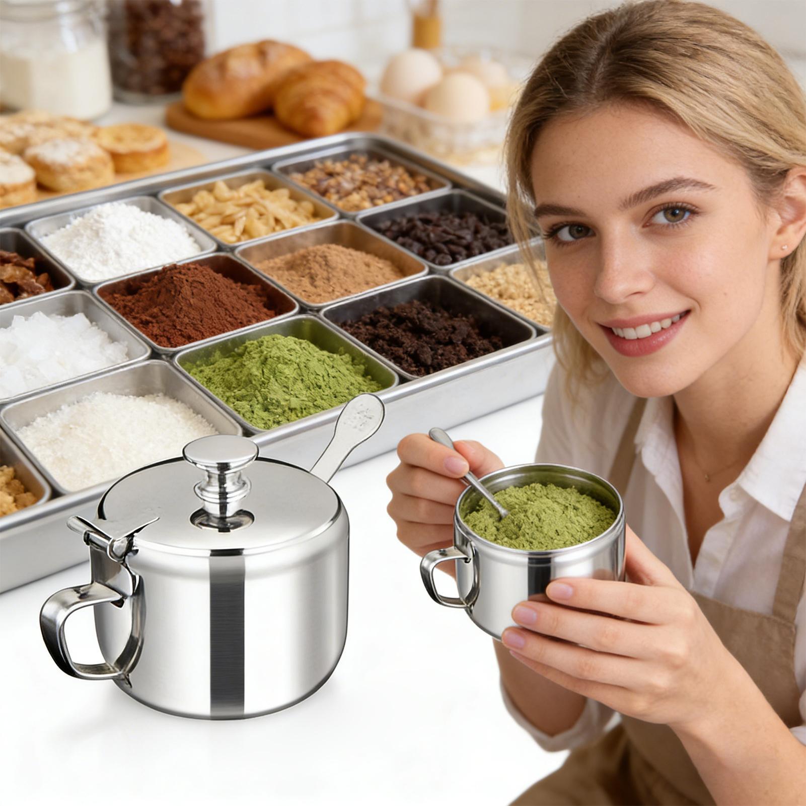 Seasoning Container Counter St - đánh giá và giá Meal Prep Jars With Lids