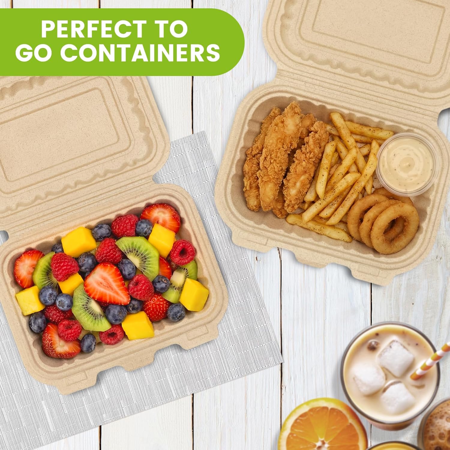 50 Pack 16oz Clamshell Take Ou - đánh giá và giá Meal Prep Microwave