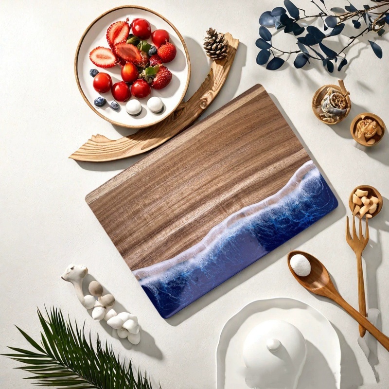 Acacia Wood Cutting Board with - đánh giá và giá Meal Prep For Cutting