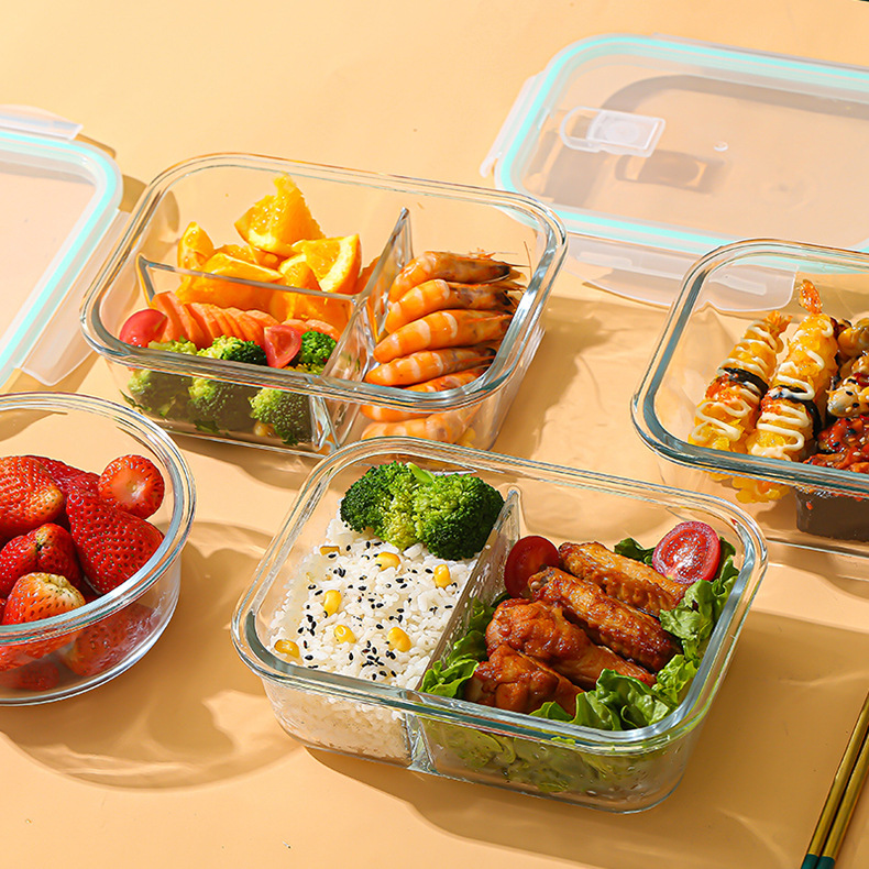 Glass Fresh-Keeping Box high B - đánh giá và giá Meal Prep Microwave