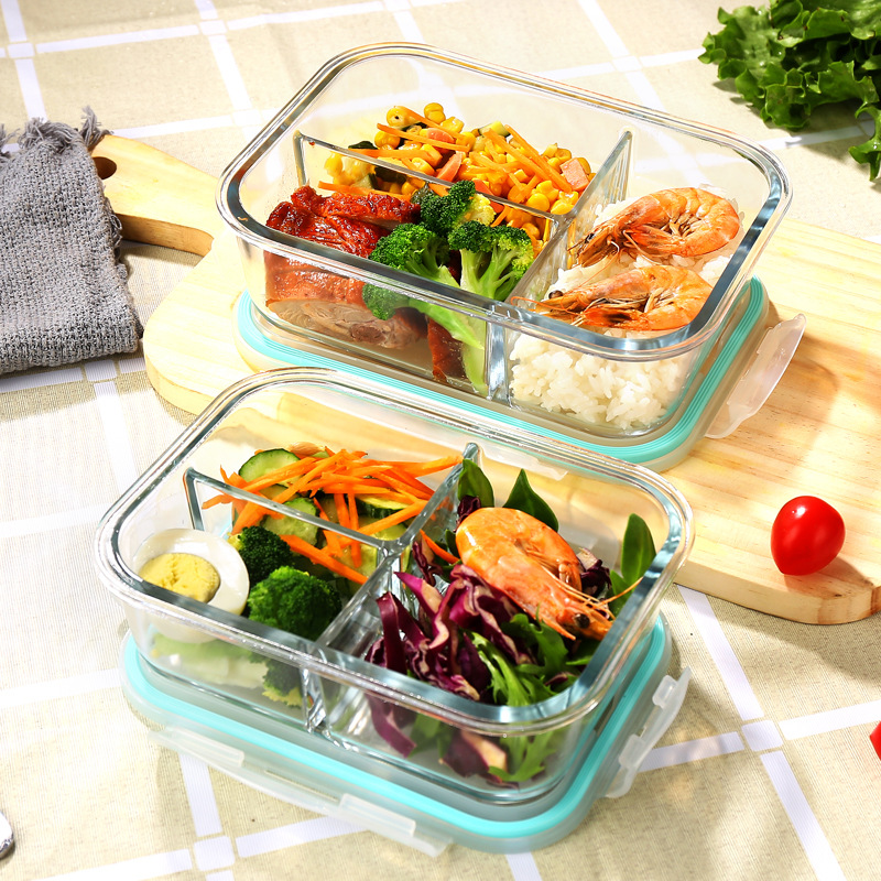 Glass Fresh-Keeping Box high B - đánh giá và giá Meal Prep Microwave
