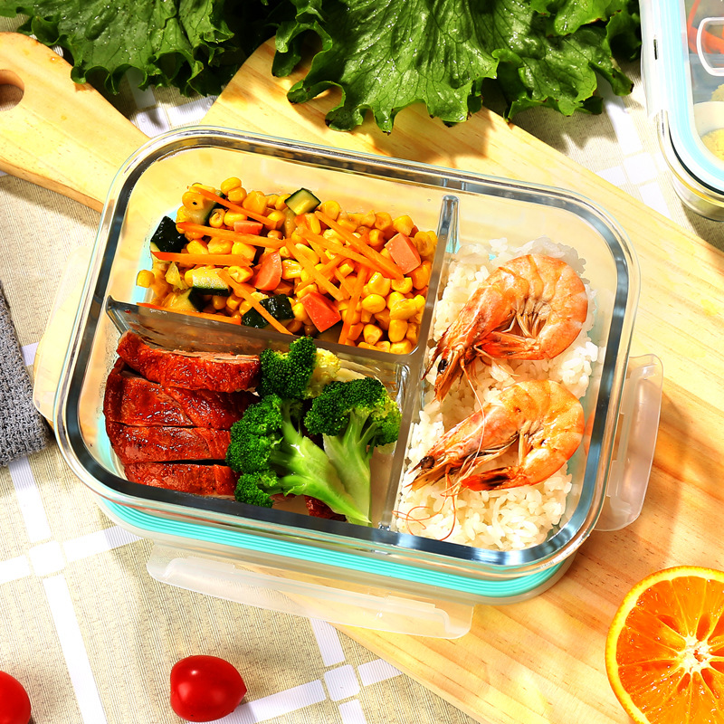 Glass Fresh-Keeping Box high B - đánh giá và giá Meal Prep Microwave