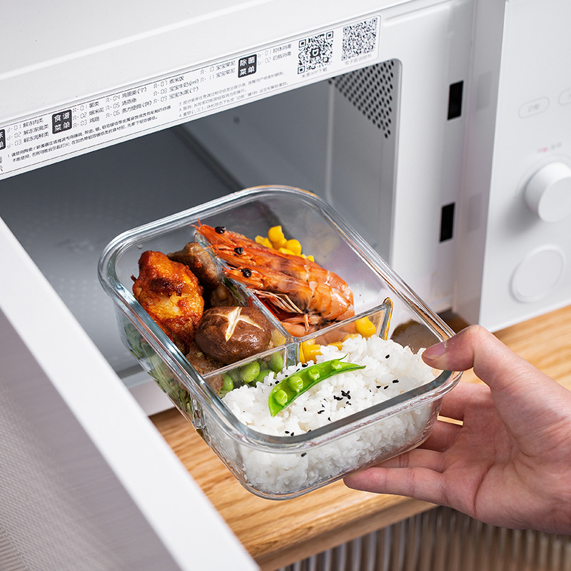Glass Fresh-Keeping Box high B - đánh giá và giá Meal Prep Microwave