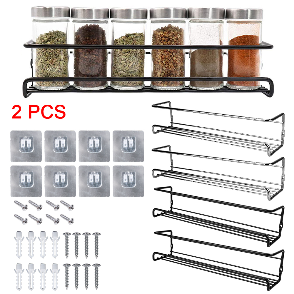 Kitchen Organizer 2 Pcs Metal  - đánh giá và giá Spice Jar Labels