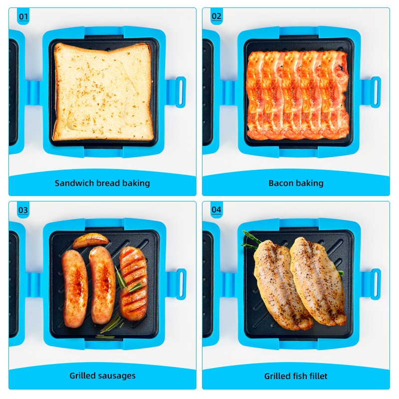 Electric microwave sandwich ba - đánh giá và giá Meal Prep Microwave
