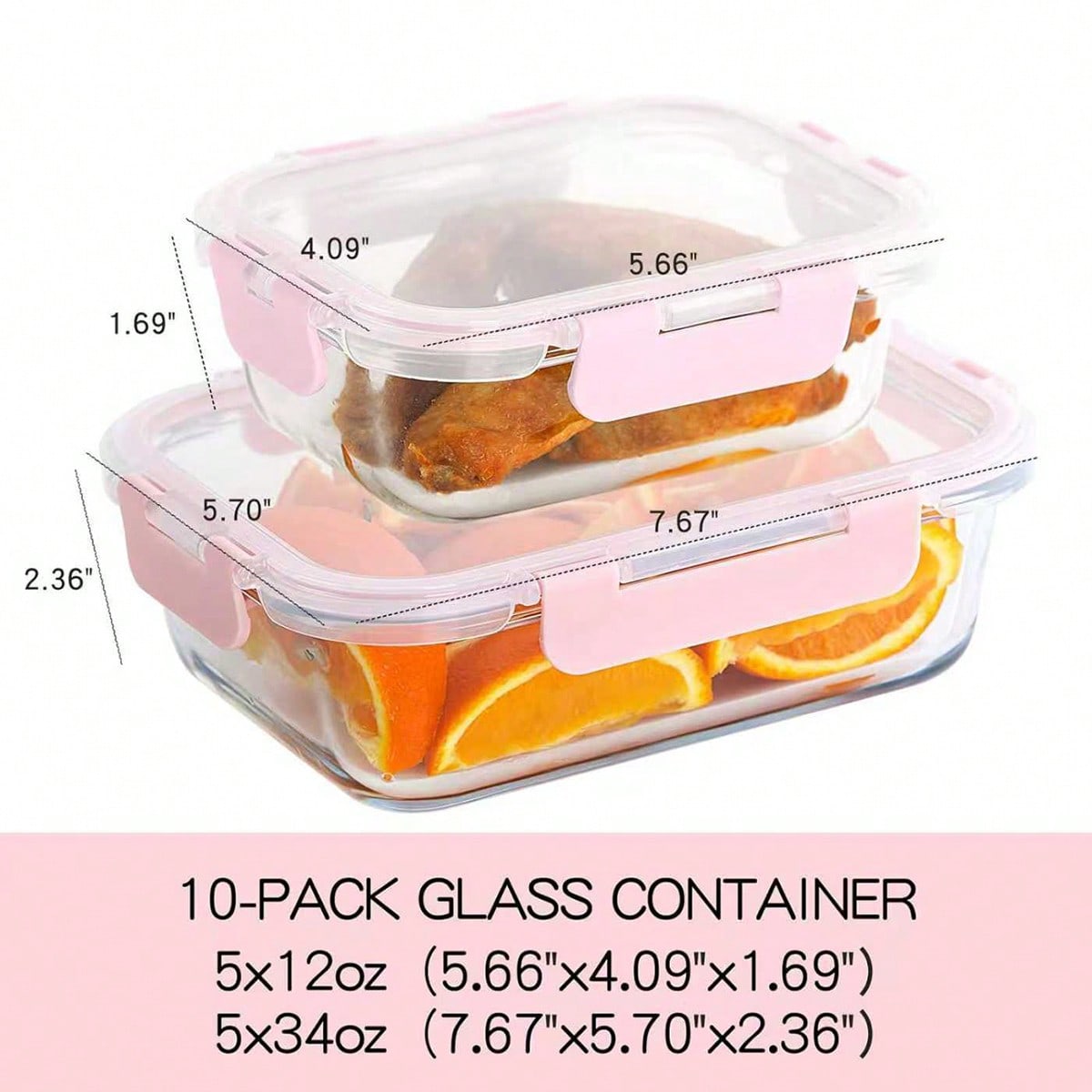 10 Pack Glass Meal Prep Contai - đánh giá và giá Meal Prep Microwave