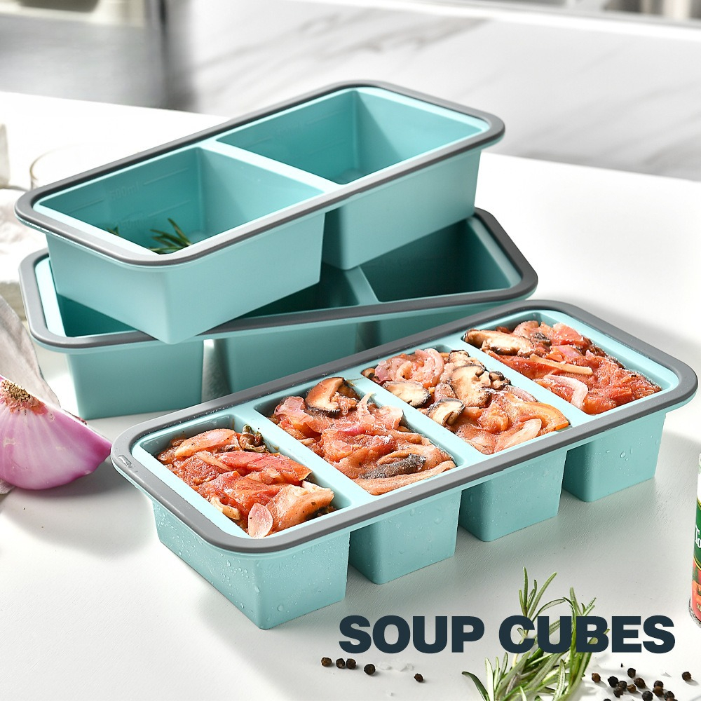 Divided Silicone Food Storage  - đánh giá và giá Meal Prep Chia Pudding