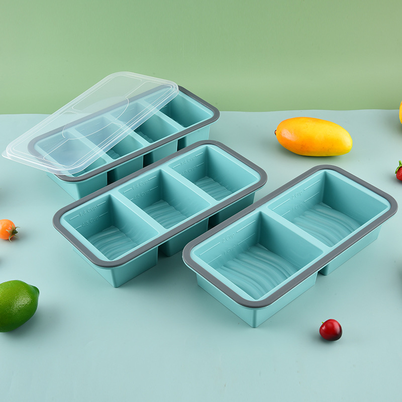 1pc Silicone Food Freezer Tray - đánh giá và giá Meal Prep Chia Pudding