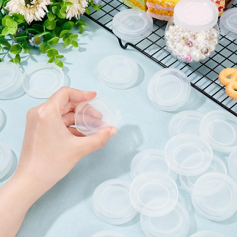 48 Pcs 2inch Yogurt Jar Lids C - đánh giá và giá Meal Prep Jar