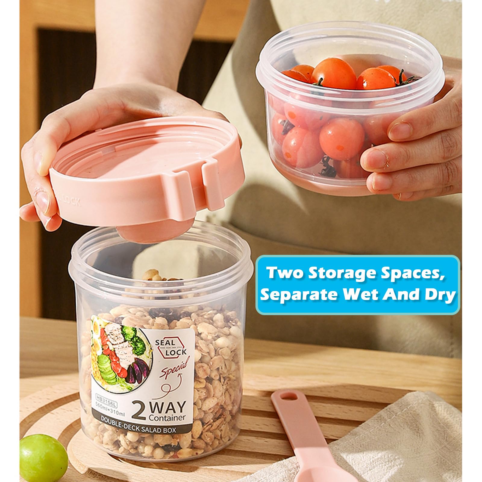 SoftAura Breakfast On The Go C - đánh giá và giá Meal Prep Jar