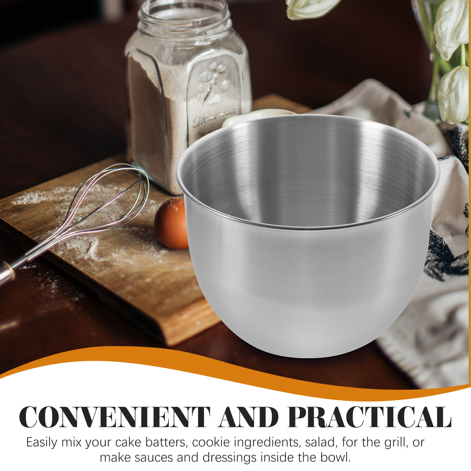 Large Stainless Steel Mixing B - đánh giá và giá Meal Prep Egg
