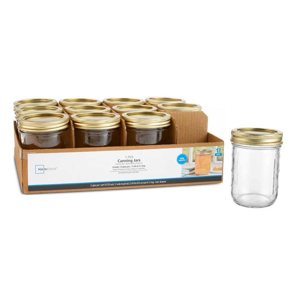 12 Pack 16oz Wide Mouth Glass  - đánh giá và giá Meal Prep Jars With Lids