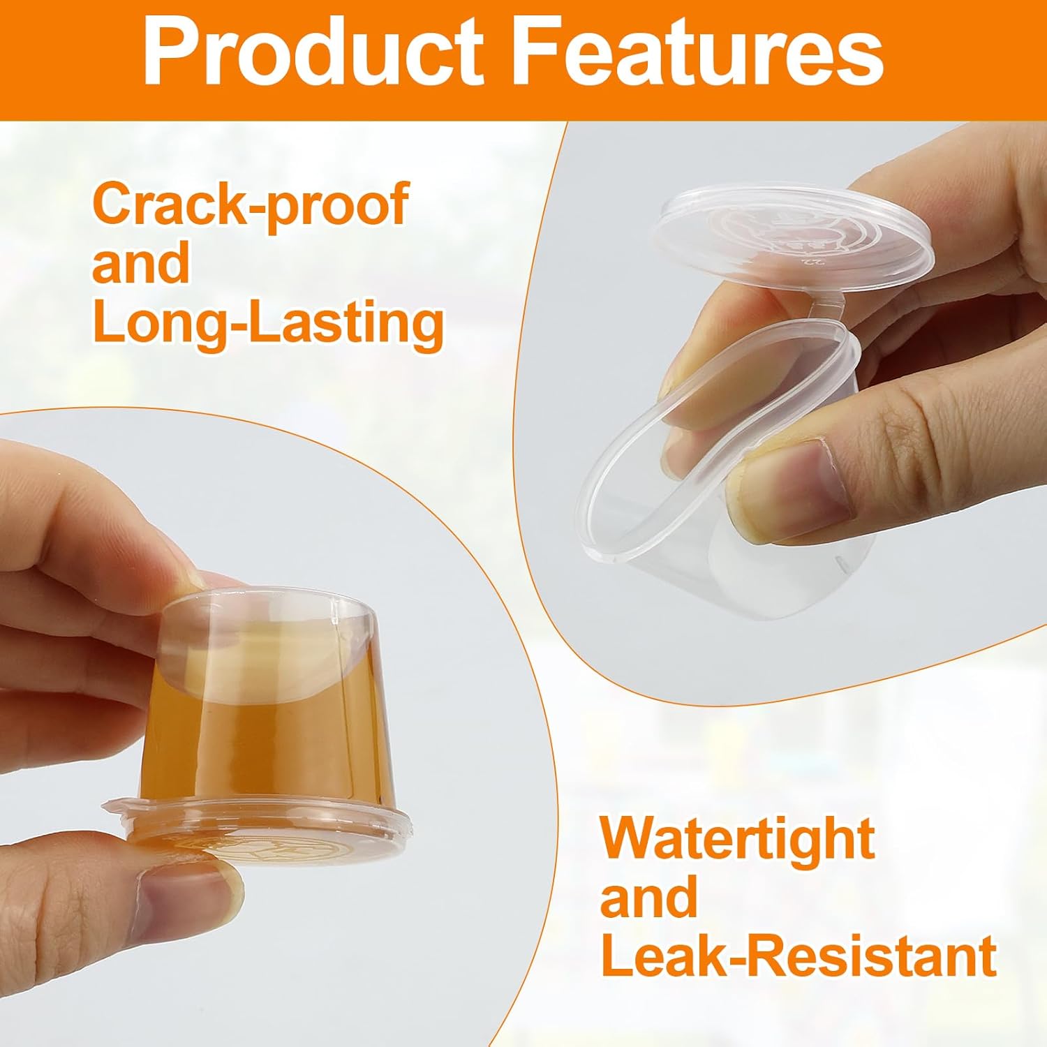 Disposable Clear Plastic Sauce - đánh giá và giá Meal Prep Jar