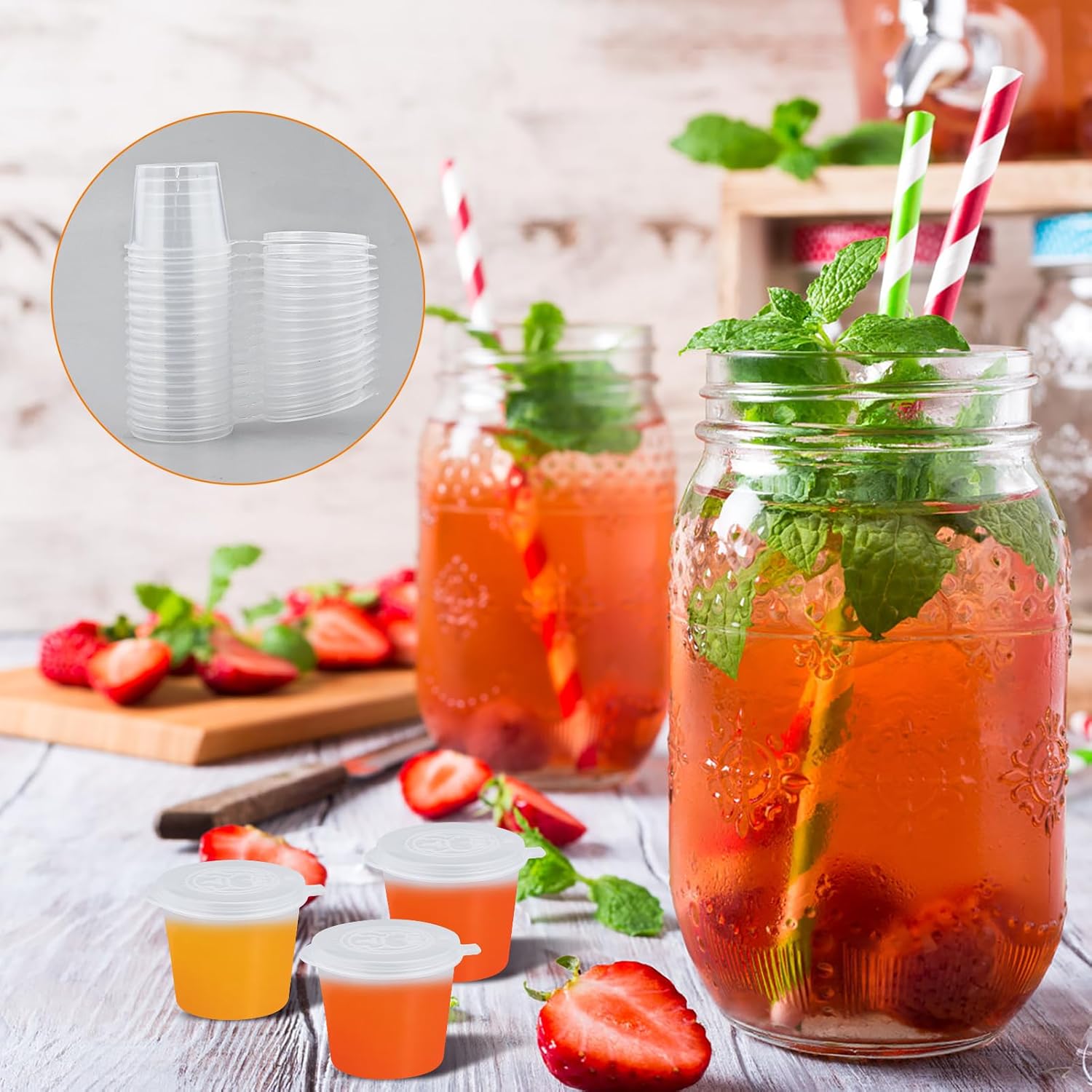 Disposable Clear Plastic Sauce - đánh giá và giá Meal Prep Jar