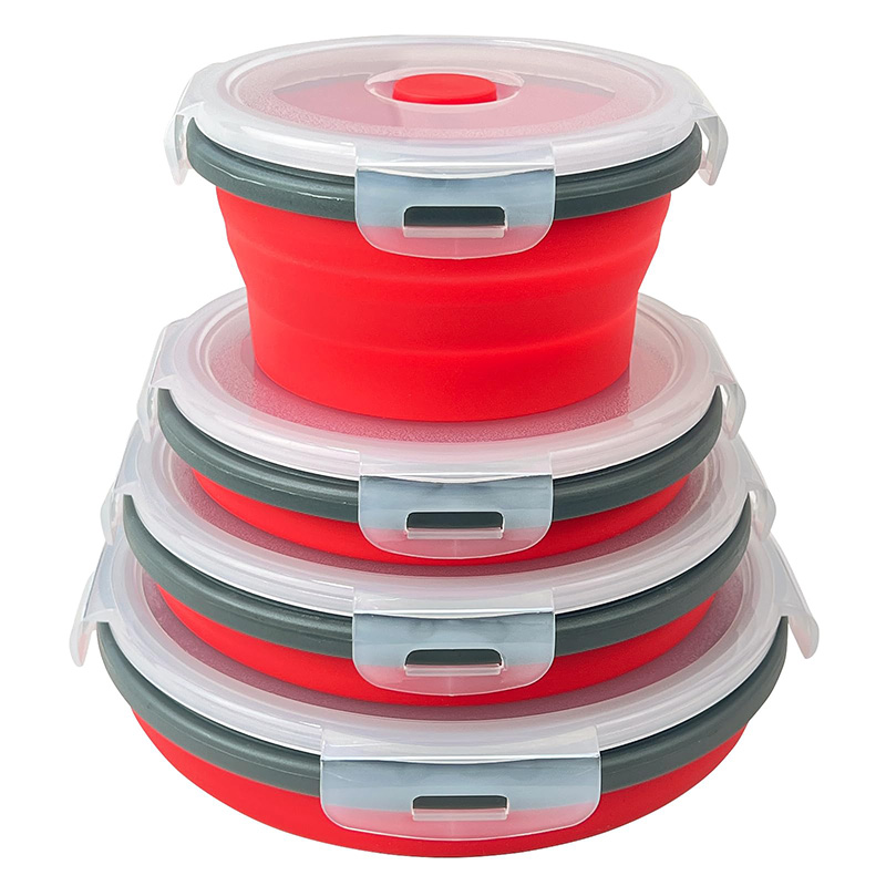 Collapsible Food Storage Conta - đánh giá và giá Meal Prep Chia Pudding