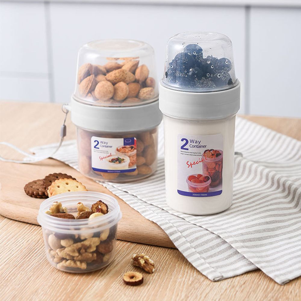 2 Lớp Tươi-Giữ Hộp Sữa Chua Hạ - đánh giá và giá Meal Prep Jar