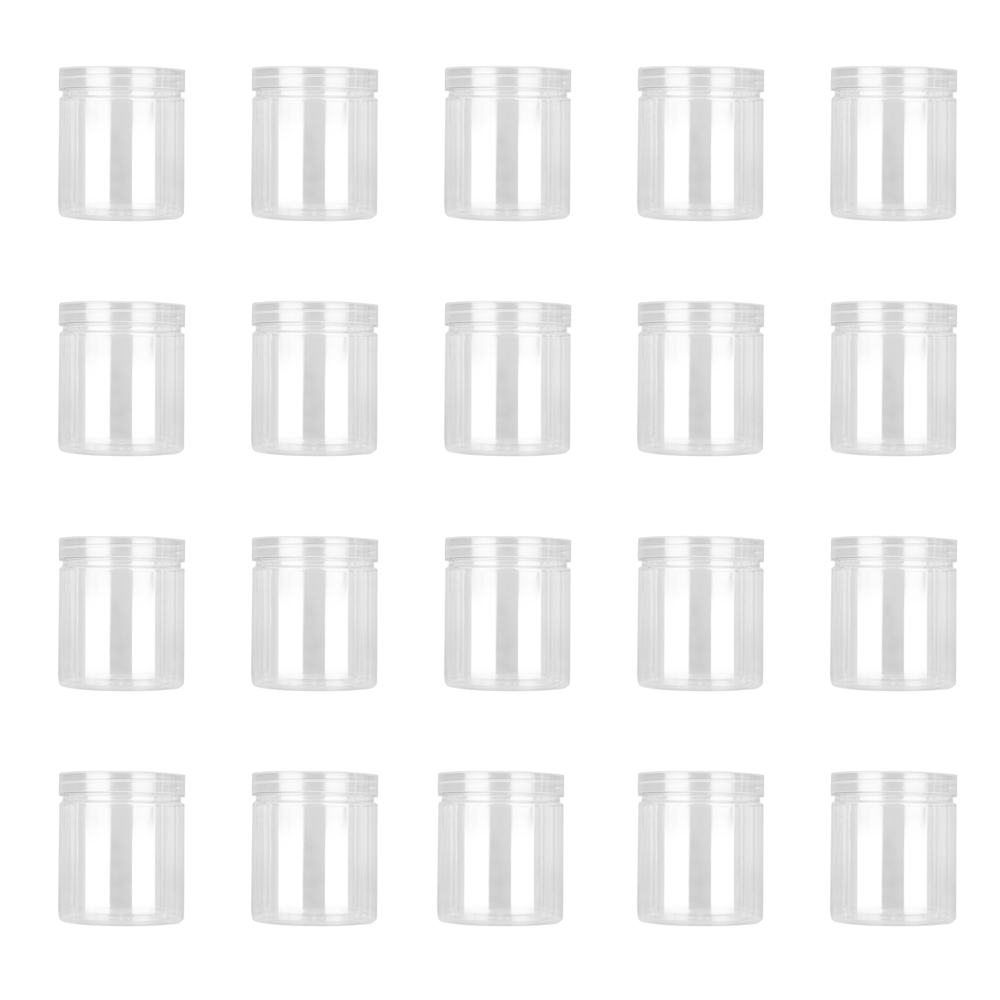 20pcs 500ml Plastic Jar with L - đánh giá và giá Meal Prep Jar