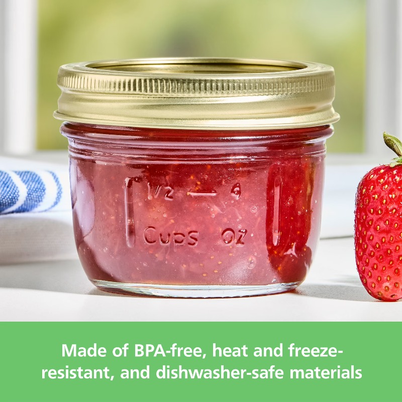 8 oz Mason Jars, Wide Mouth Ha - đánh giá và giá Meal Prep Jars With Lids