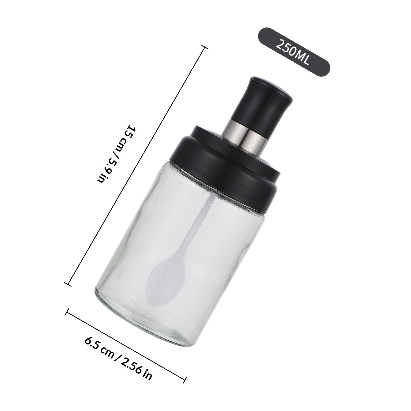 4Pcs Glass Spice Jar with Spoo - đánh giá và giá Meal Prep Jars With Lids