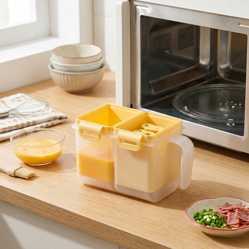 Food Grade PP Microwave Egg Mo - đánh giá và giá Meal Prep Egg