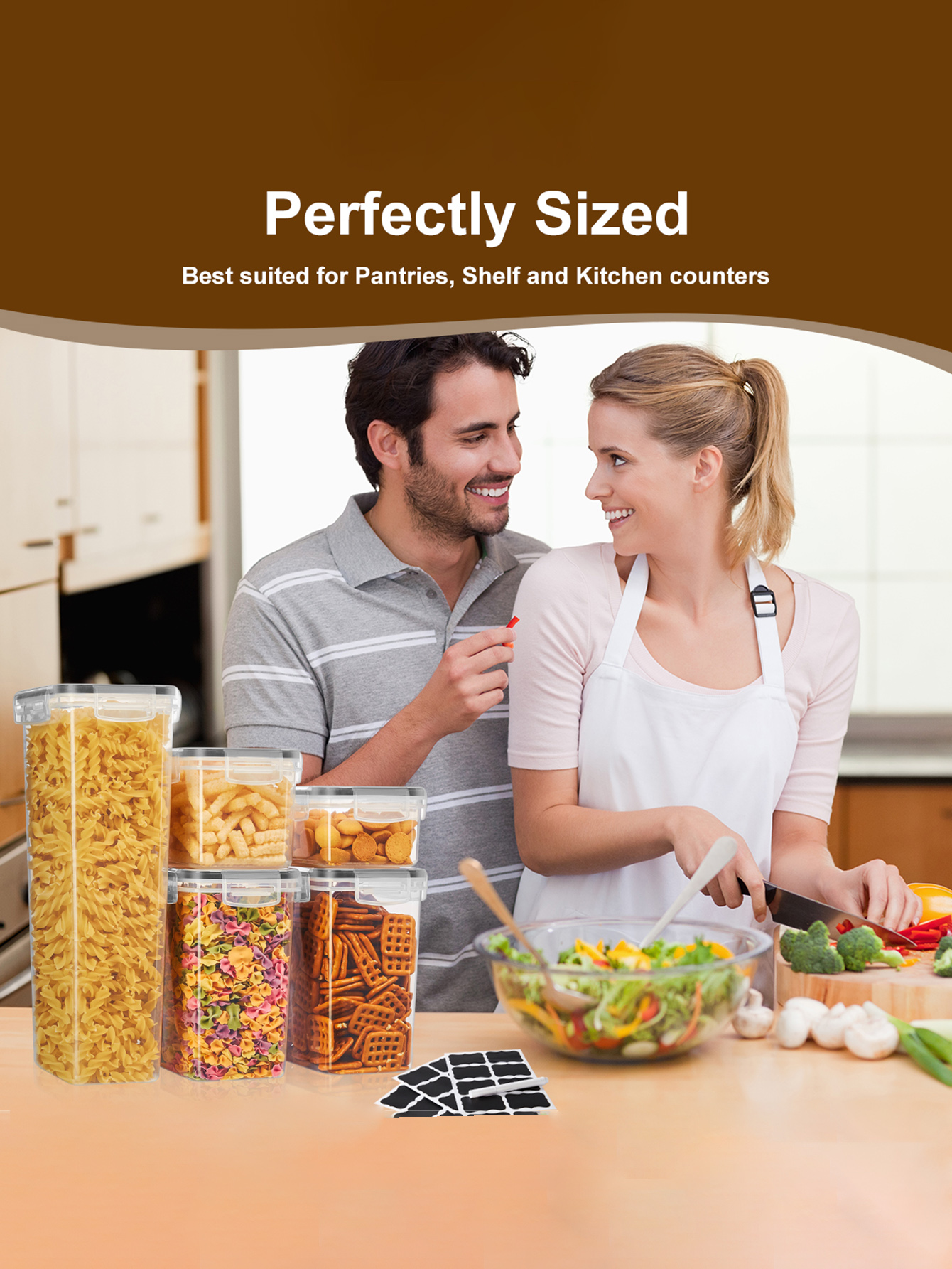 48pcs, Sealed Food Storage Con - đánh giá và giá Meal Prep Jar