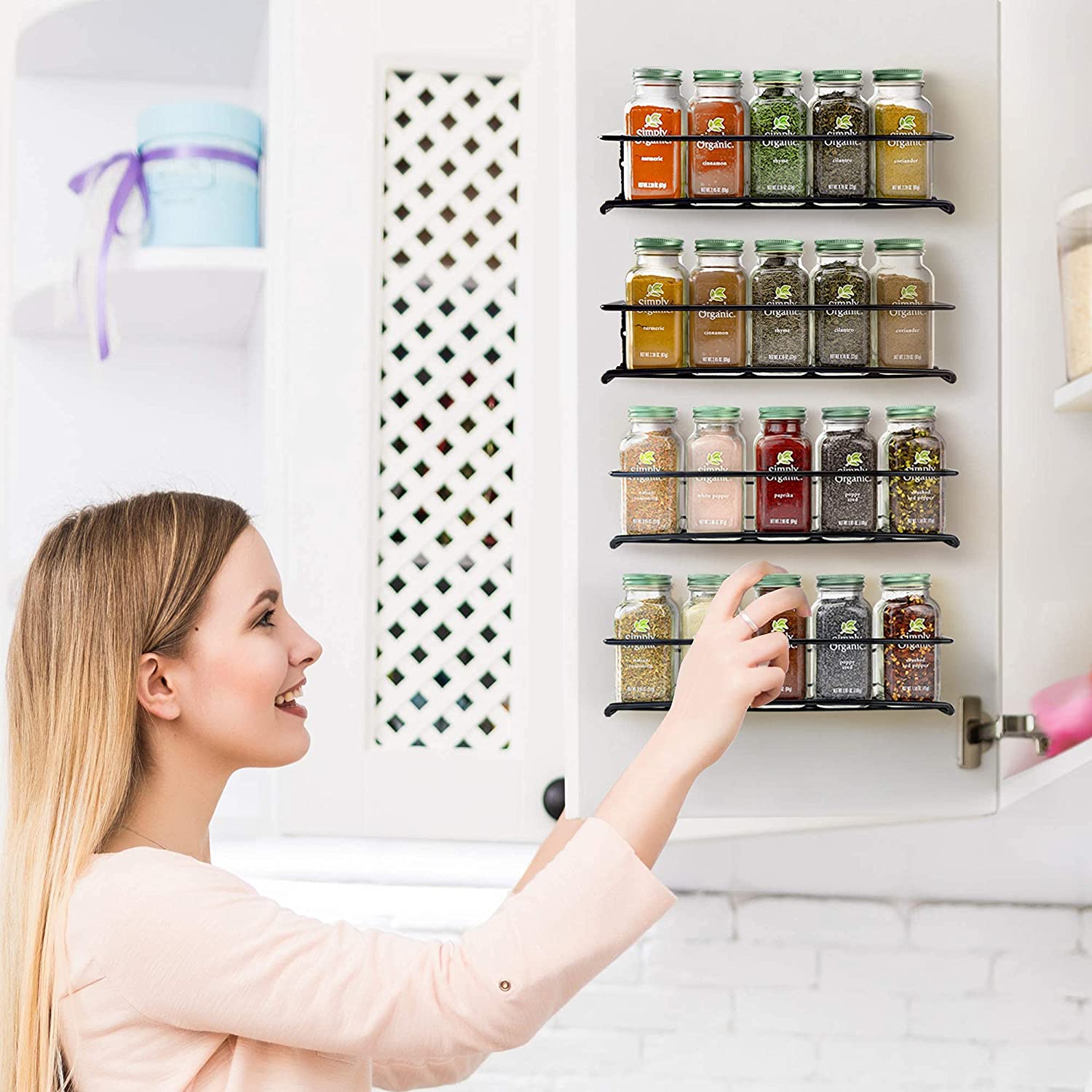 4/2PCS Spice Rack Organizer Wa - đánh giá và giá Spice Jar Labels