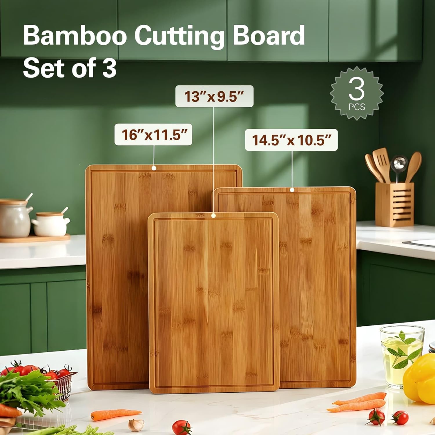 Bamboo Cutting Boards for Kitc - đánh giá và giá Meal Prep For Cutting